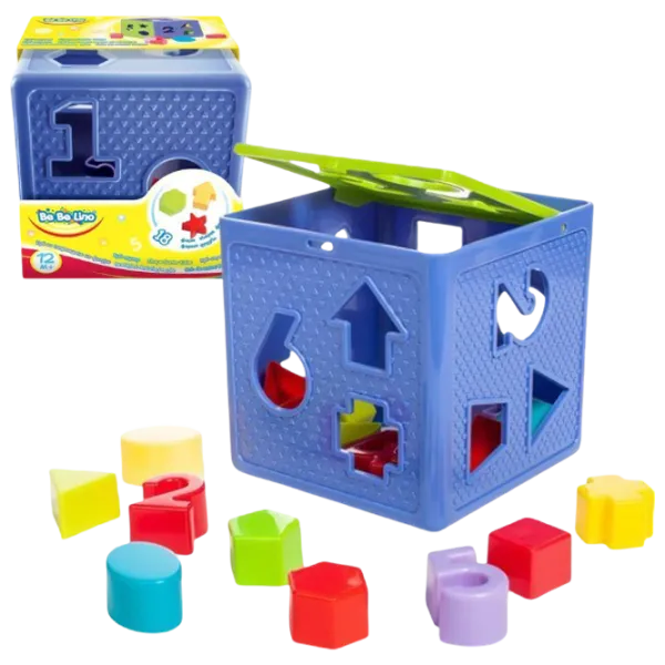 Jucărie interactivă Essa Toys Cub-Sorter 57116 1+ / Blue photo 2 Jucărie interactivă Essa Toys Cub-Sorter 57116 1+ / Blue photo 2