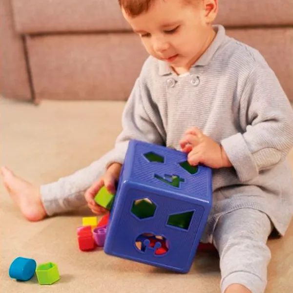 Jucărie interactivă Essa Toys Cub-Sorter 57116 1+ / Blue photo 8 Jucărie interactivă Essa Toys Cub-Sorter 57116 1+ / Blue photo 8