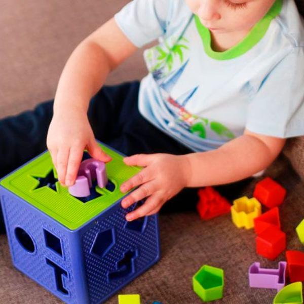 Jucărie interactivă Essa Toys Cub-Sorter 57116 1+ / Blue photo 9 Jucărie interactivă Essa Toys Cub-Sorter 57116 1+ / Blue photo 9