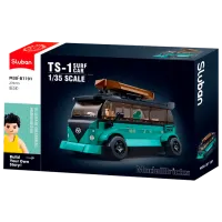 Constructor Sluban TS-1 Surf Car Transport/ Blue