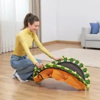Батут Bestway WonderJump 59100BW / Оранжевый / Диаметр - 91 см photo 2