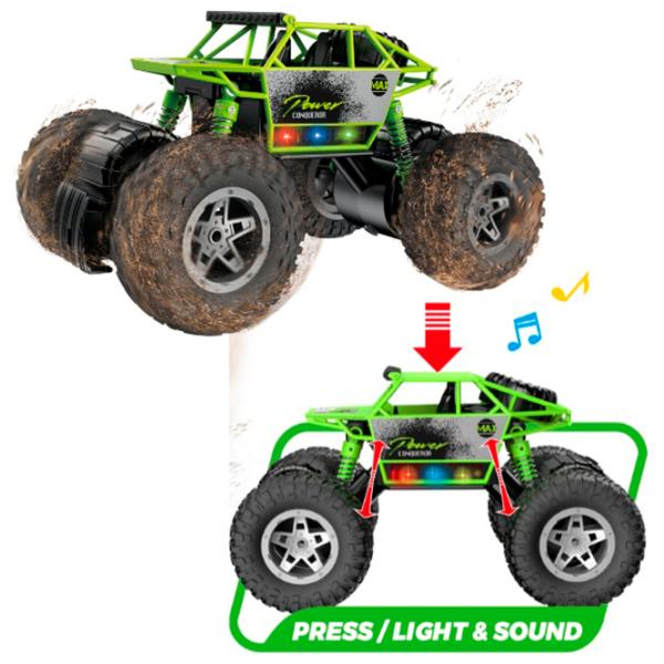 Mașină Wenyi Monster Trucks WY663A  / / Gray Green photo 4 Mașină Wenyi Monster Trucks WY663A  / / Gray Green photo 4