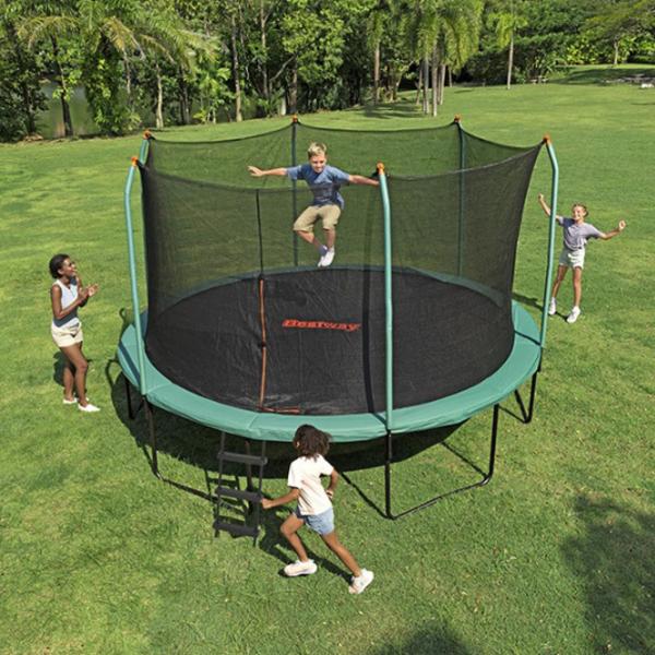 Trambulină Bestway Xtreme Air 59105BW  / Green / Diametru - 427 cm photo 9 Trambulină Bestway Xtreme Air 59105BW  / Green / Diametru - 427 cm photo 9