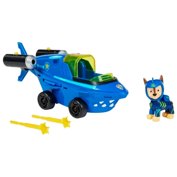 Mașină Spin Master Chase Shark Vehicle 6066140  / / Yellow Blue photo 3 Mașină Spin Master Chase Shark Vehicle 6066140  / / Yellow Blue photo 3