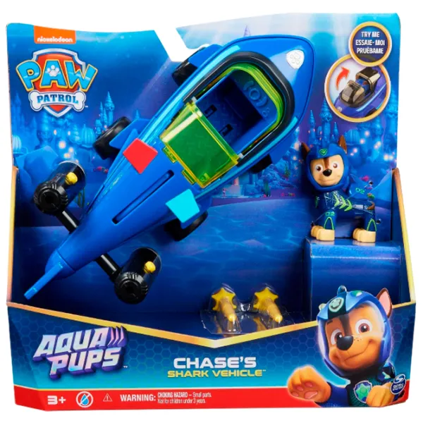 Mașină Spin Master Chase Shark Vehicle 6066140  / / Yellow Blue photo 7 Mașină Spin Master Chase Shark Vehicle 6066140  / / Yellow Blue photo 7