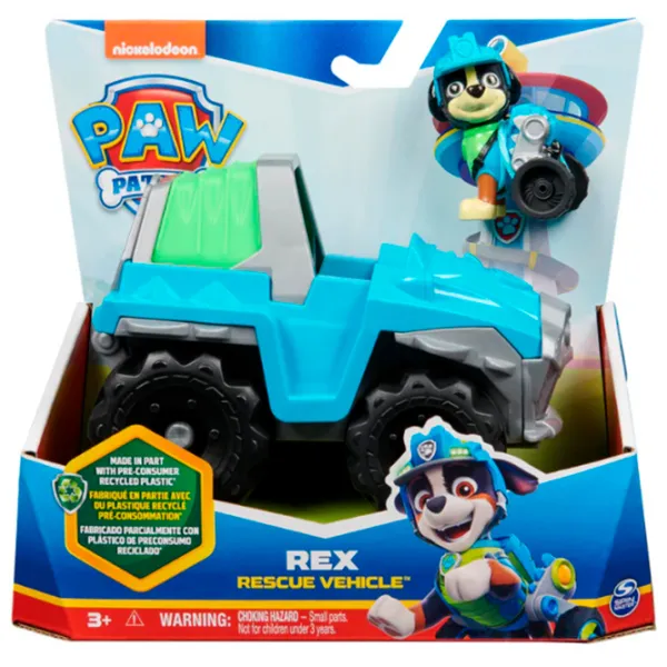 Mașină Spin Master Rex Rescue Vehicle 6069070  / / Green Blue photo 5 Mașină Spin Master Rex Rescue Vehicle 6069070  / / Green Blue photo 5