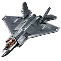 Конструктор Sluban J-35S Stealth Aircraft Самолёт/ Серый photo 3