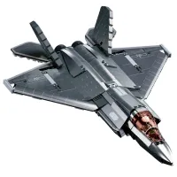 Конструктор Sluban J-35S Stealth Aircraft Самолёт/ Серый photo 6
