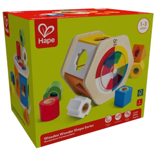 Jucărie interactivă Hape Wonder Shape  1+ / Multicolor photo 7 Jucărie interactivă Hape Wonder Shape  1+ / Multicolor photo 7
