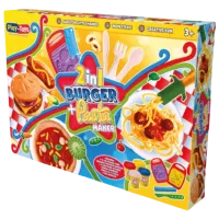 Набор пластилина Play Toys Бургер и паста Разноцветный / 3+
