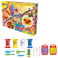 Set de plastilină Play Toys Burger și Paste Multicolor / 3+ photo 3