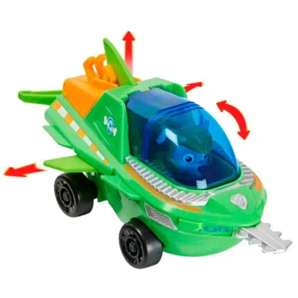 Mașină Spin Master Rocky's Sawfish Vehicle 6066142  / / Black Green photo 5 Mașină Spin Master Rocky's Sawfish Vehicle 6066142  / / Black Green photo 5