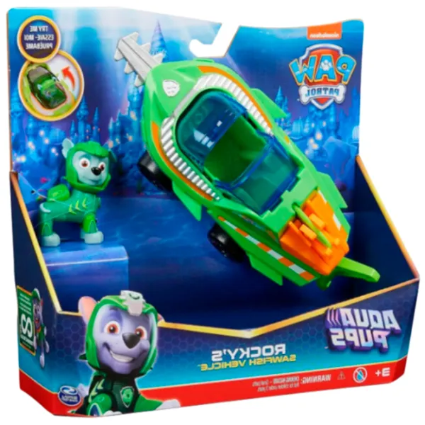 Mașină Spin Master Rocky's Sawfish Vehicle 6066142  / / Black Green photo 7 Mașină Spin Master Rocky's Sawfish Vehicle 6066142  / / Black Green photo 7