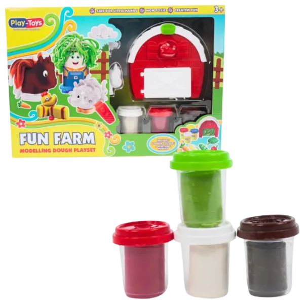Набор пластилина Play Toys Счастливая ферма Разноцветный / 3+ photo 2 Набор пластилина Play Toys Счастливая ферма Разноцветный / 3+ photo 2
