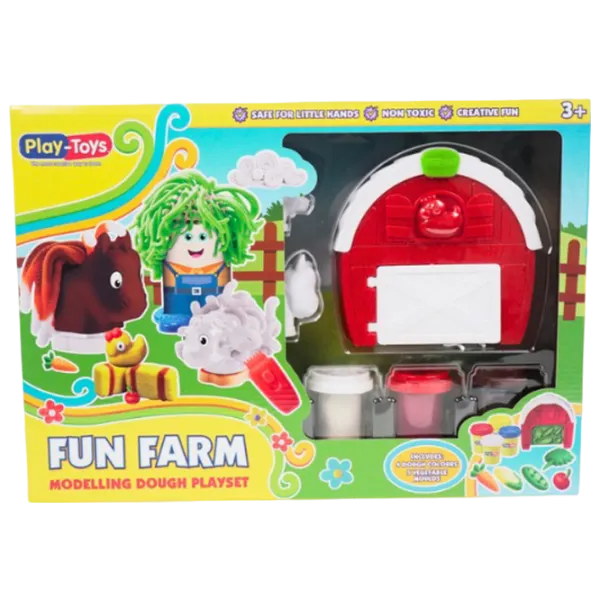 Набор пластилина Play Toys Счастливая ферма Разноцветный / 3+ photo 3 Набор пластилина Play Toys Счастливая ферма Разноцветный / 3+ photo 3