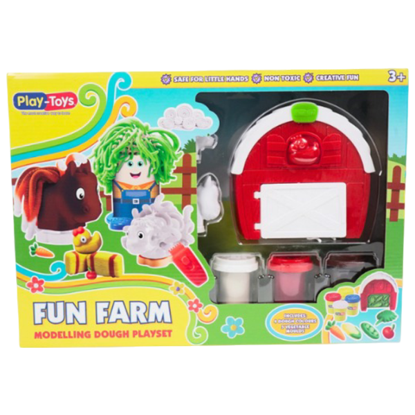 Набор пластилина Play Toys Счастливая ферма Разноцветный / 3+ photo 3 Набор пластилина Play Toys Счастливая ферма Разноцветный / 3+ photo 3