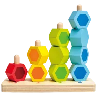 Jucărie interactivă Hape Counting Stacker E0504 1+ / Multicolor