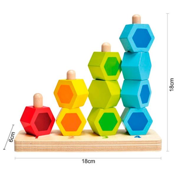 Интерактивная игрушка Hape Counting Stacker E0504 1+ / Разноцветный photo 3 Интерактивная игрушка Hape Counting Stacker E0504 1+ / Разноцветный photo 3