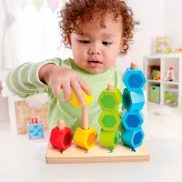 Jucărie interactivă Hape Counting Stacker E0504 1+ / Multicolor photo 4