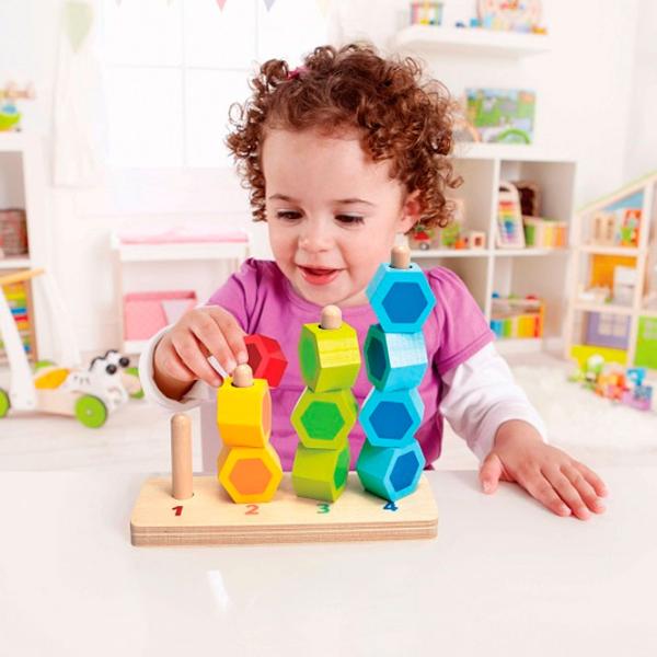 Интерактивная игрушка Hape Counting Stacker E0504 1+ / Разноцветный photo 5 Интерактивная игрушка Hape Counting Stacker E0504 1+ / Разноцветный photo 5