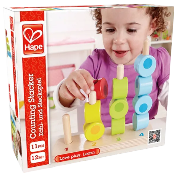 Интерактивная игрушка Hape Counting Stacker E0504 1+ / Разноцветный photo 6 Интерактивная игрушка Hape Counting Stacker E0504 1+ / Разноцветный photo 6
