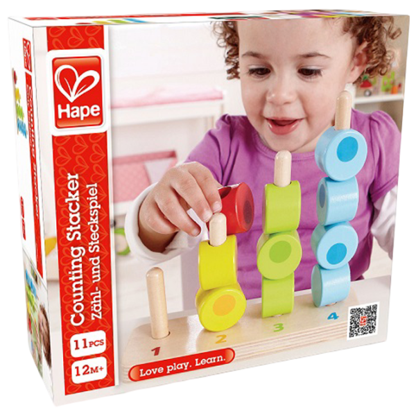Интерактивная игрушка Hape Counting Stacker E0504 1+ / Разноцветный photo 6 Интерактивная игрушка Hape Counting Stacker E0504 1+ / Разноцветный photo 6