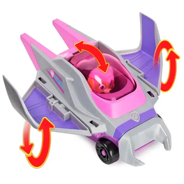 Mașină Spin Master Skye's Manta Ray Vehicle 6066141  / / Pink Gray photo 4