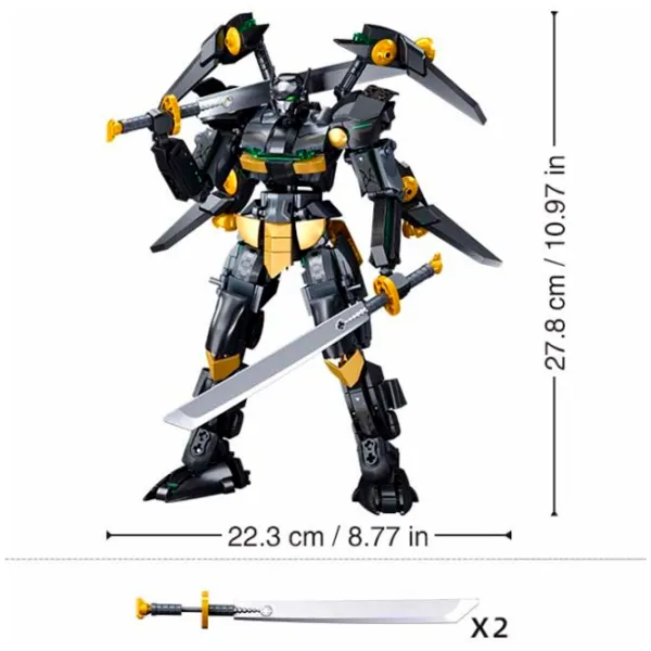 Конструктор Sluban Batman Mecha Фигуры/ Черный photo 5 Конструктор Sluban Batman Mecha Фигуры/ Черный photo 5