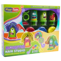 Set de plastilină Play Toys Monstrul cu păr Multicolor / 3+ photo 3
