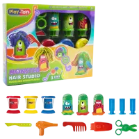 Set de plastilină Play Toys Monstrul cu păr Multicolor / 3+ photo 5