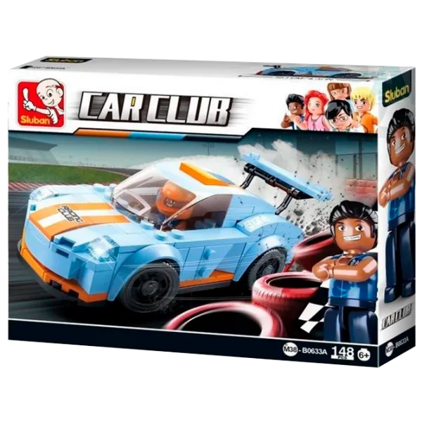 Конструктор Sluban Offroad Автомобиль/ Синий photo 1