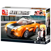 Конструктор Sluban Bobcat Автомобиль/ Оранжевый