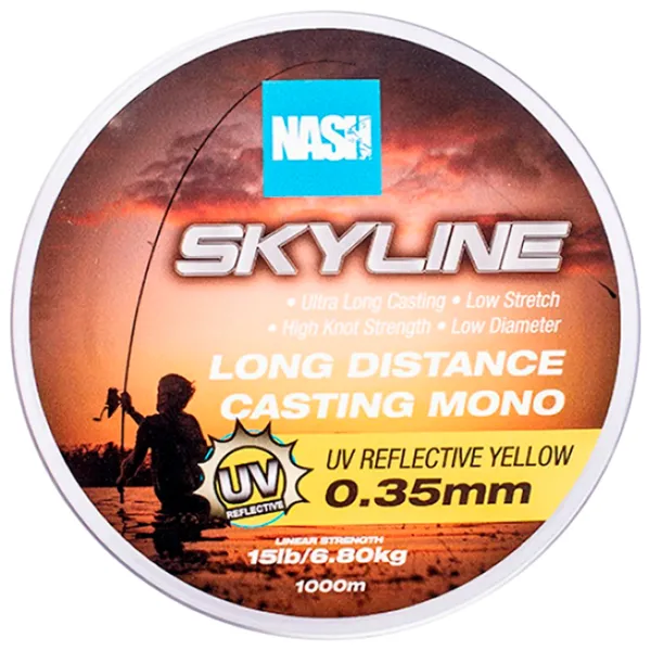 Шнур для рыбалки Nash Skyline Mono UV 1000 м / 3.6 кг photo 1
