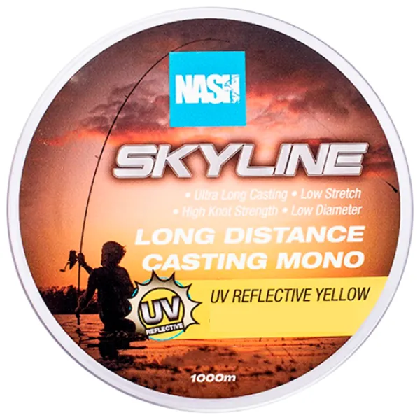 Fir pentru pescuit Nash Skyline Mono UV 1000 m / 4.5 kg photo 1