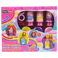 Set de plastilină Play Toys Prințesa cu păr strălucitor Multicolor / 3+ photo 4