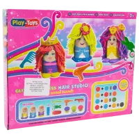 Set de plastilină Play Toys Prințesa cu păr strălucitor Multicolor / 3+ photo 6