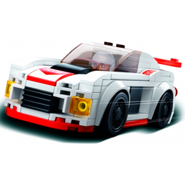 Конструктор Sluban Knight Автомобиль/ Белый photo 2 Конструктор Sluban Knight Автомобиль/ Белый photo 2