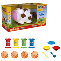 Набор пластилина Play Toys Cow Разноцветный / 3+