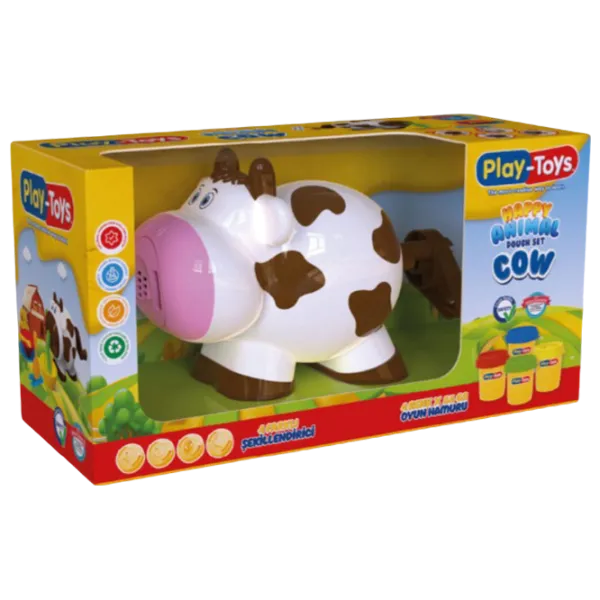 Set de plastilină Play Toys Cow Multicolor / 3+ photo 3