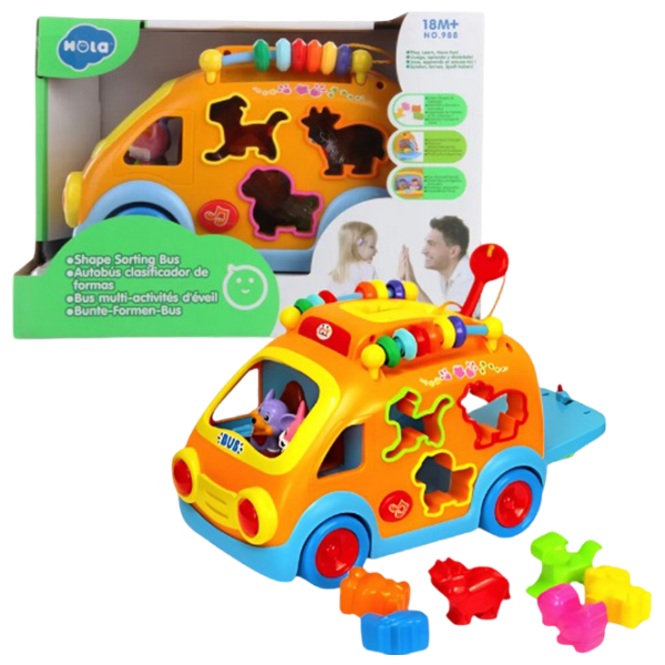 Jucărie interactivă Hola Toys H-988  1+ / Orange photo 2 Jucărie interactivă Hola Toys H-988  1+ / Orange photo 2