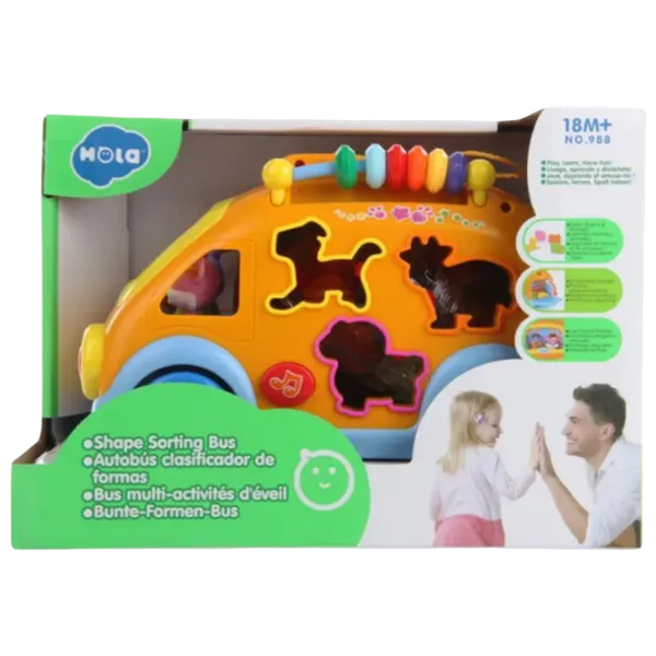 Jucărie interactivă Hola Toys H-988  1+ / Orange photo 3 Jucărie interactivă Hola Toys H-988  1+ / Orange photo 3