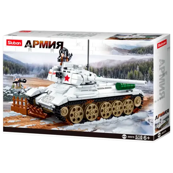 Конструктор Sluban T-34/85 Танк/ Белый photo 1 Конструктор Sluban T-34/85 Танк/ Белый photo 1