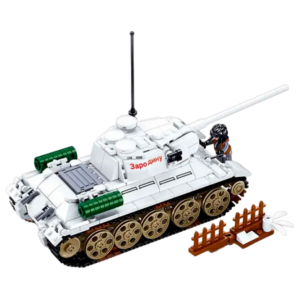 Конструктор Sluban T-34/85 Танк/ Белый photo 2 Конструктор Sluban T-34/85 Танк/ Белый photo 2