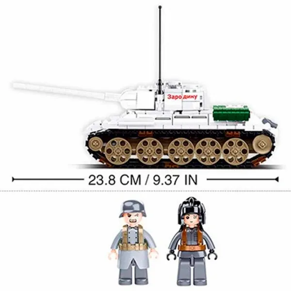 Конструктор Sluban T-34/85 Танк/ Белый photo 4 Конструктор Sluban T-34/85 Танк/ Белый photo 4