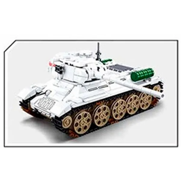 Конструктор Sluban T-34/85 Танк/ Белый photo 6 Конструктор Sluban T-34/85 Танк/ Белый photo 6