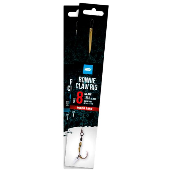 Lesă pentru pescuit Nash Ronnie Claw Rig 1 / 6.8 kg photo 1