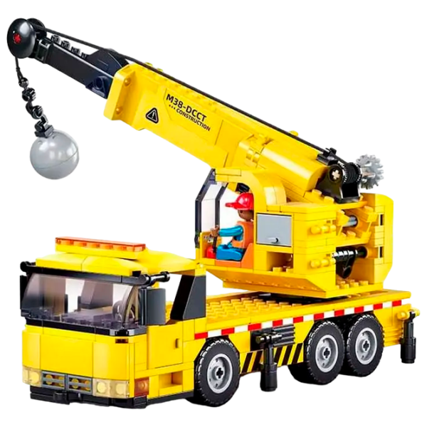 Конструктор Sluban Crane truck Транспорт/ Желтый photo 3