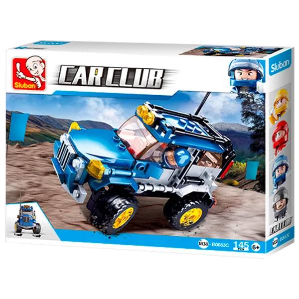 Constructor Sluban SUV Mașină/ Blue photo 1