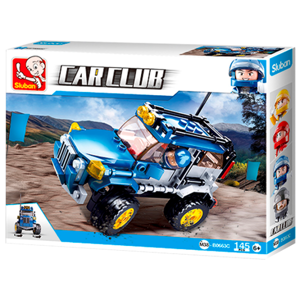 Constructor Sluban SUV Mașină/ Blue photo 1