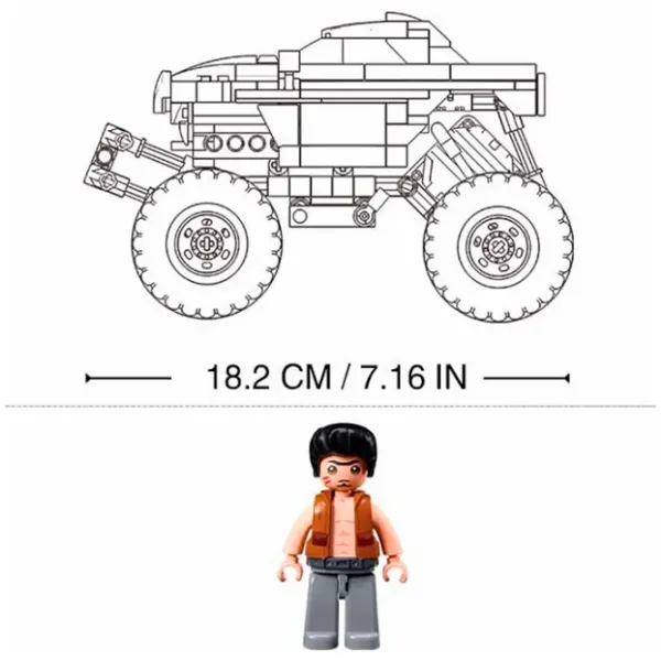 Constructor Sluban Off-Road Transport/ Brown photo 2 Constructor Sluban Off-Road Transport/ Brown photo 2